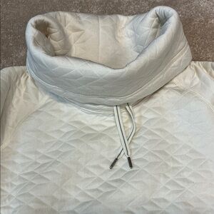 Marmot Quilted Cream Pullover Sweater Top, Women XS